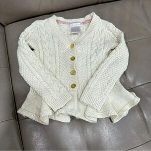 Jillian’s closet off white girls cardigan 4